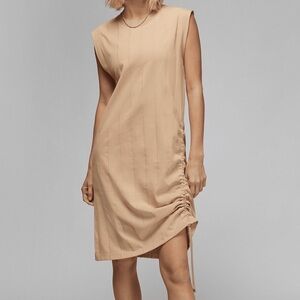 Jordan Asymmetrical Beige Dress